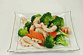 Vegan Shrimp with Broccoli 