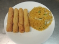 Crab Sticks With Fried Rice