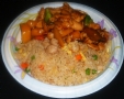 Lunch Special: Mango Chicken w. Chicken Fried Rice 