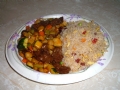 Lunch Special: Kung Pao Beef w. Fried Rice 