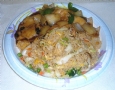 Lunch Special: Calamari w.Black Bean Sauce w.Fried Rice 